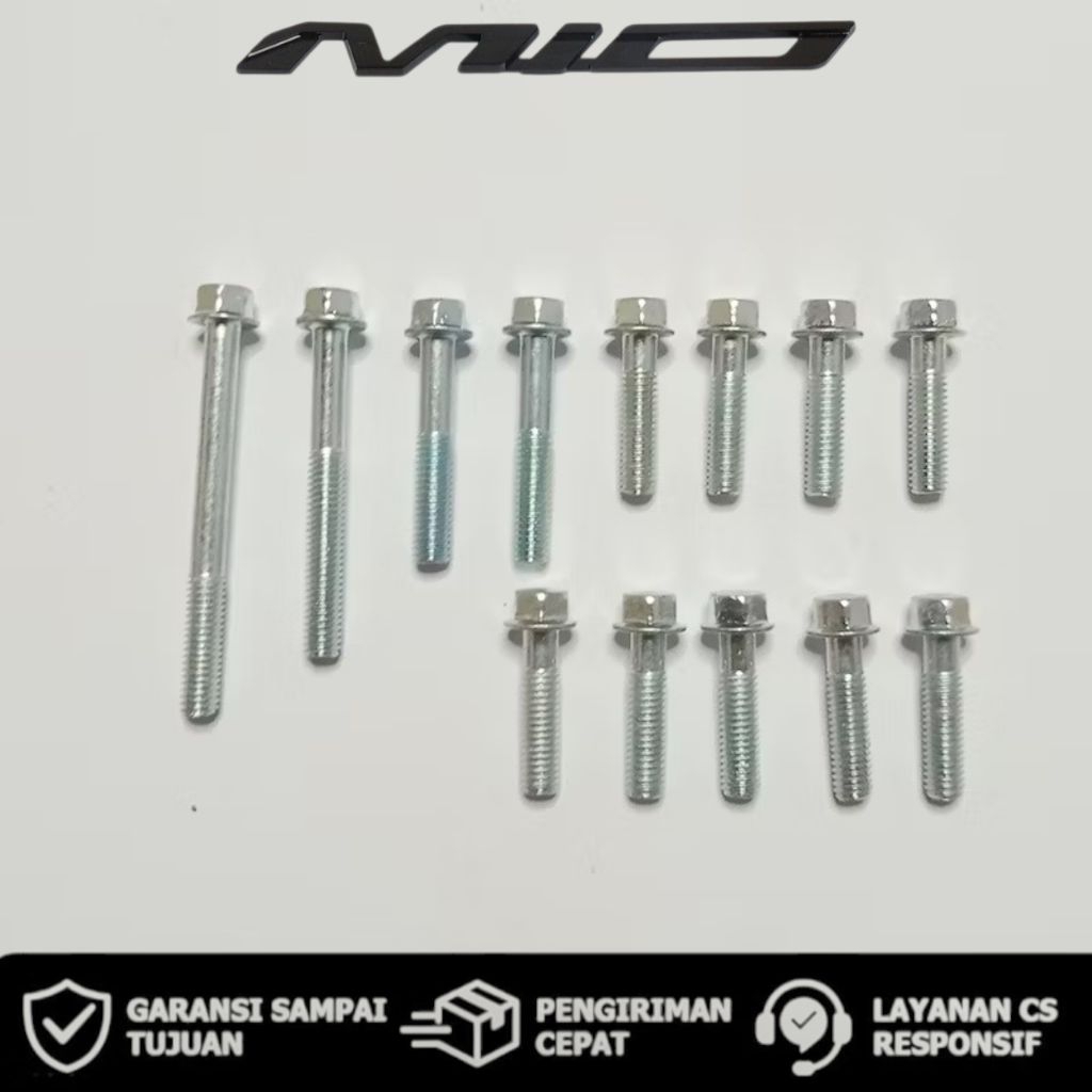 Baut Blok CVT 1 SET Yamaha Mio Smile / Baut CVT 1SET Motor Mio smile