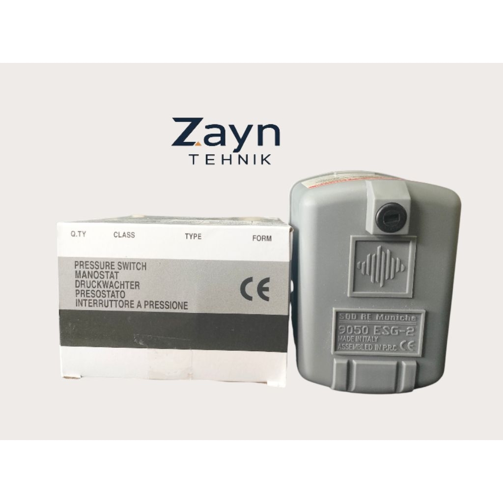 Otomatis Pompa Air Pressure Switch Grundfos Square D ITALY