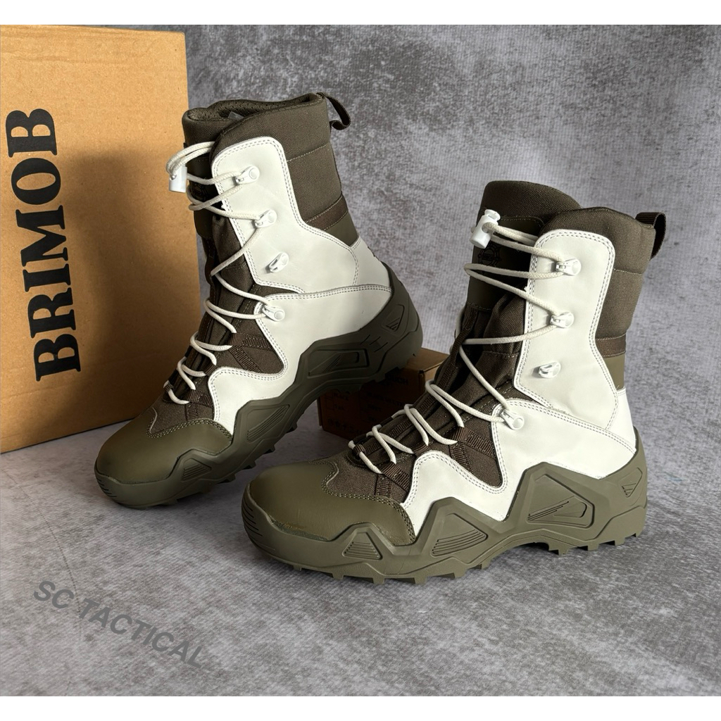 Sepatu PDL TACTICAL HIJAU PROVOS BRIMOB 2025/Sepatu PDL PROVOS HIJAU TACTICAL BRIMOB