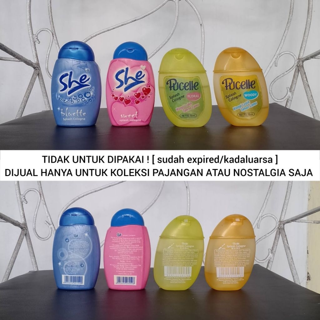 [ TIDAK UNTUK DIPAKAI ] DIJUAL HANYA UNTUK PAJANGAN ATAU NOSTALGIA SAJA KOLEKSI PARFUM JADUL PUCELLE