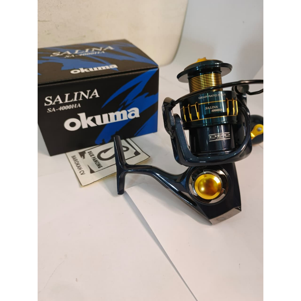 Reel Spining Okuma Salina New 2023 SA-4000HA , SA-6000HA Dan SA-8000A