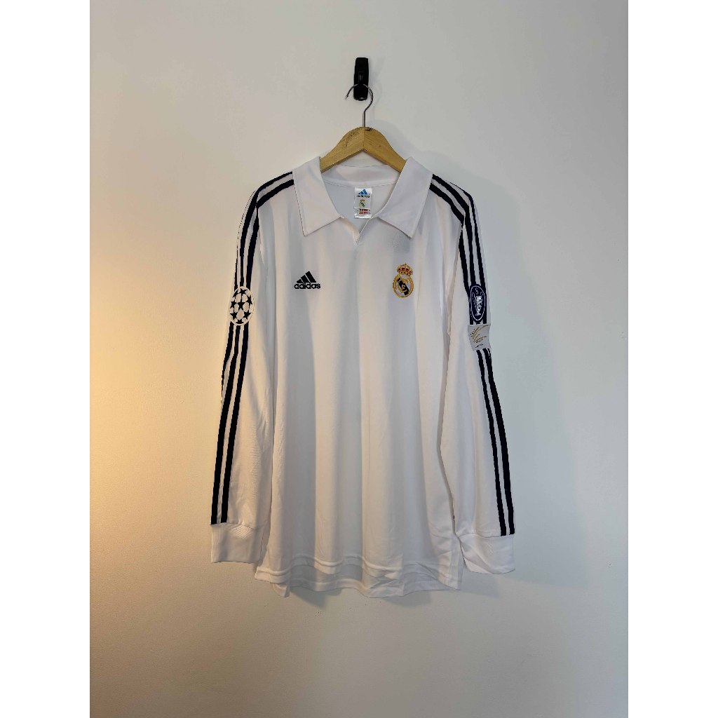 Jersey Real Madrid Home 2002/2003 Long Sleeve – Size XL
