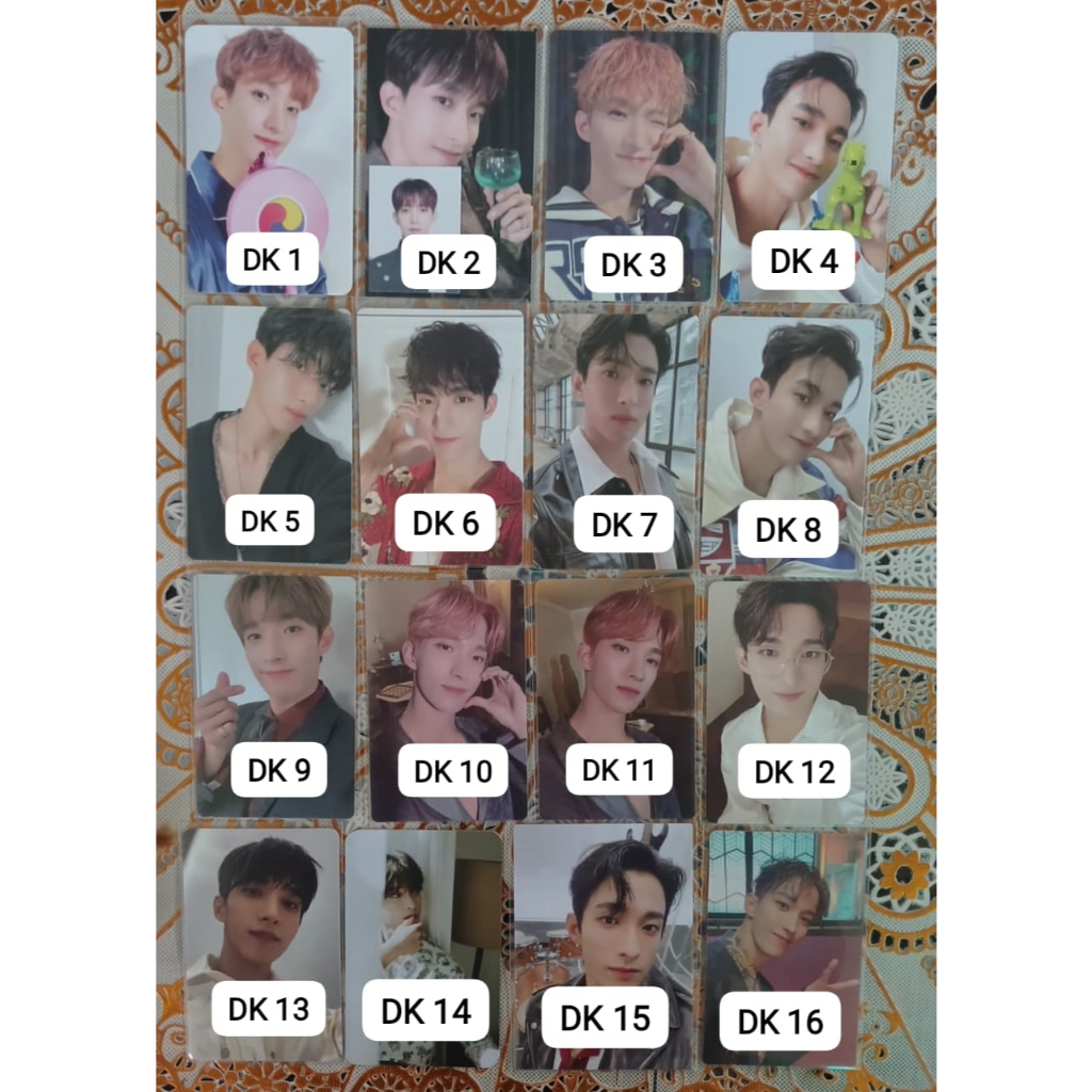 CLEARANCE SALE - PHOTOCARD AAB DOKYEOM DK SEVENTEEN DK SEASON GREETING CARATLAND BSS DK ATTACCA