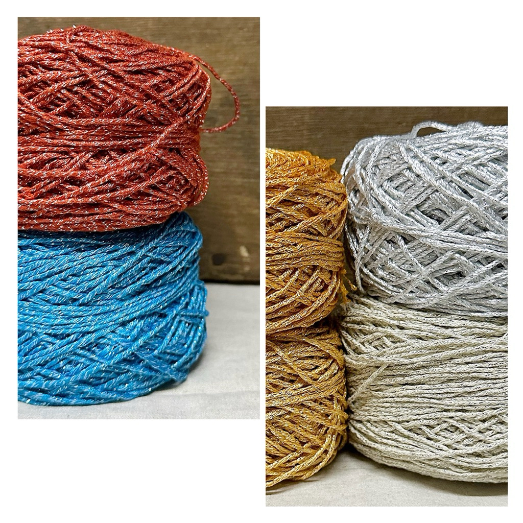 Benang Rajut POLY METALIK ( Glitter Metalic Polyester Yarn )