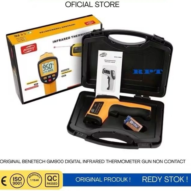 Infrared Thermometer 900 Celsius Benetech GM900 Termometer Gun 900 GM
