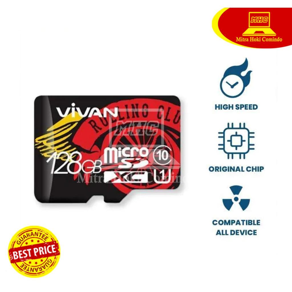 Micro SD Memory Card Class 10 TF Card VIVAN 16gb 32gb 64gb 128gb - 16gb