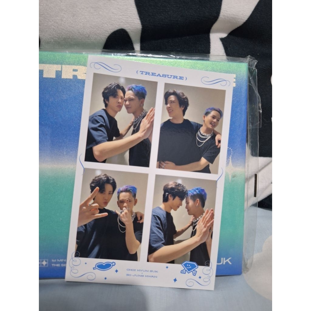 [Sharing] Treasure Maker Membership Kit 4 cuts photo Hyunsuk Junghwan Asahi Jaehyuk