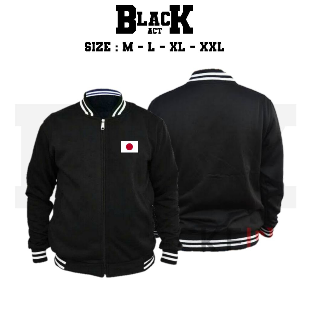 JACKET BASEBALL JEPANG JAPAN LOGO DADA