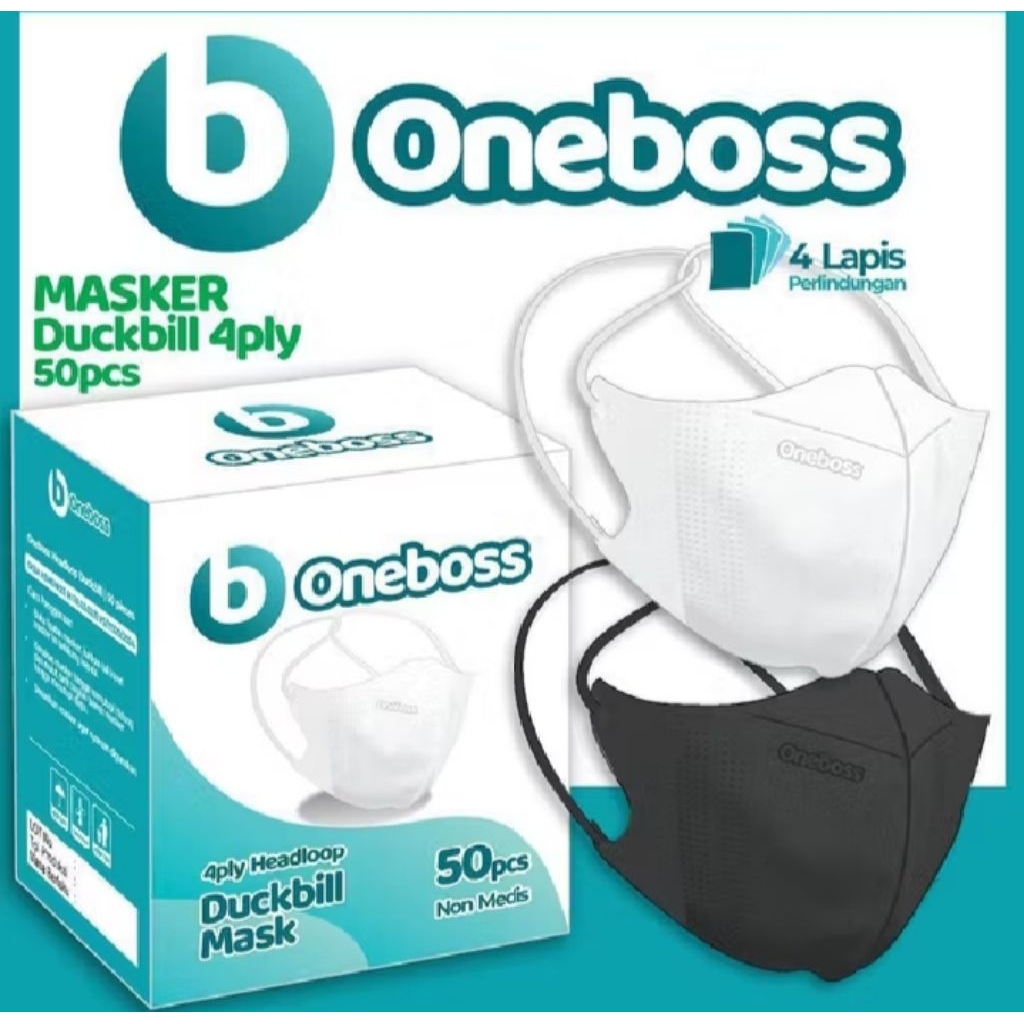 [TSARAYA] MASKER DUCKBILL HIJAB ONEBOSS 4PLY