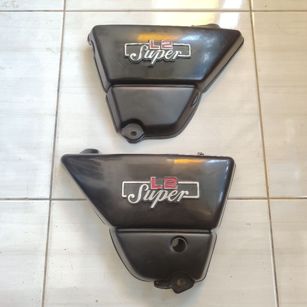 tutup cover side dop accu aki kempol tepong kiri kanan yamaha L2S L2SN L2super L2 super nos