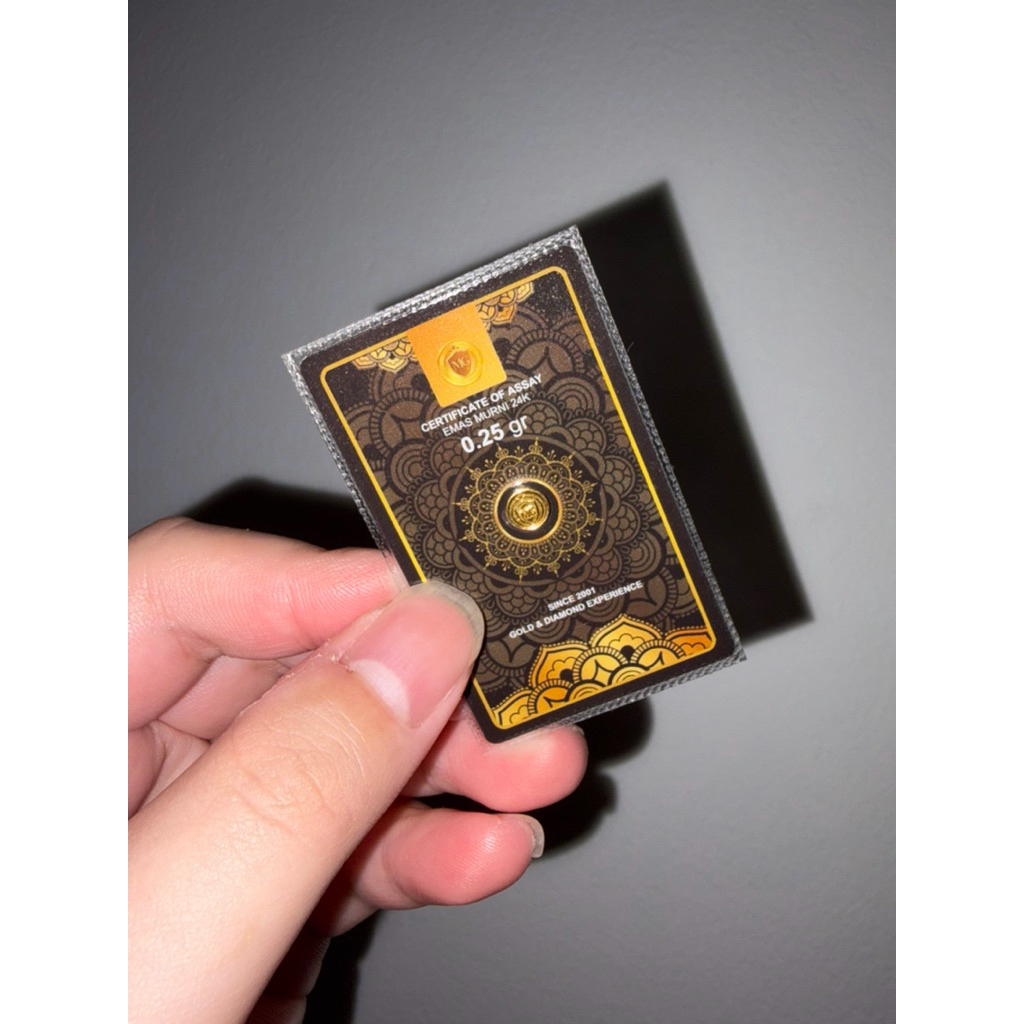 [READY INSTANT] Emas 0,25gram MiniGold - Black Series | 0,25gr | Fine Gold