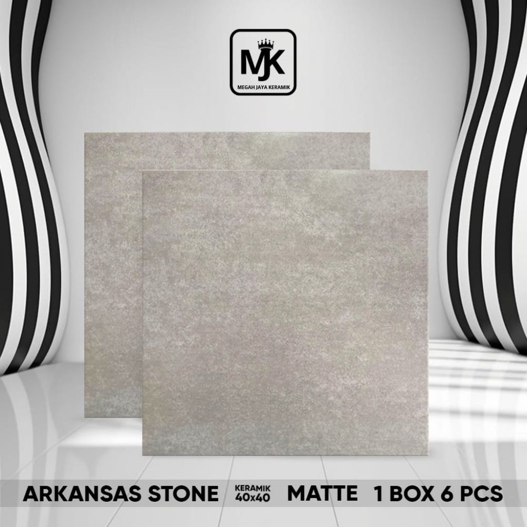 Keramik Matt Arkansas Stone 40 x 40