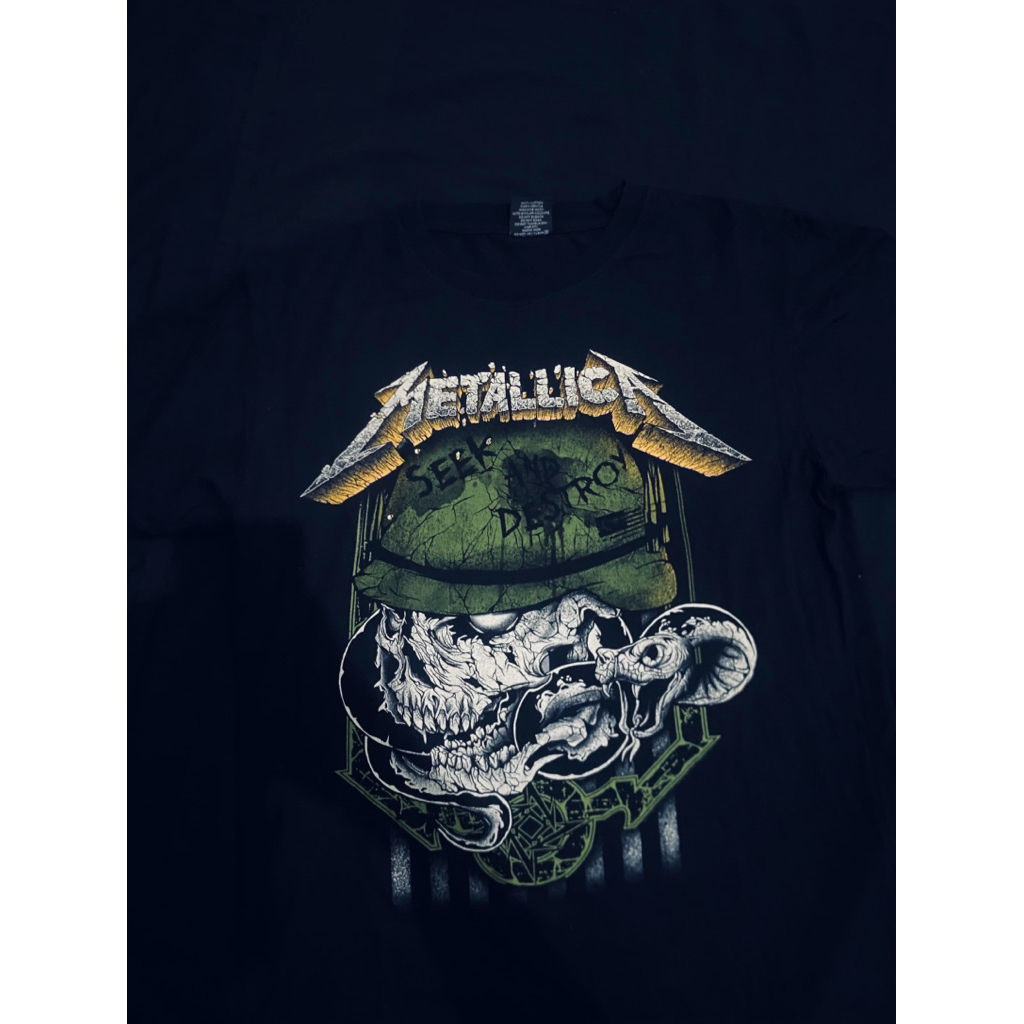 kaos Metallica Tour Asia 2013 Vintage