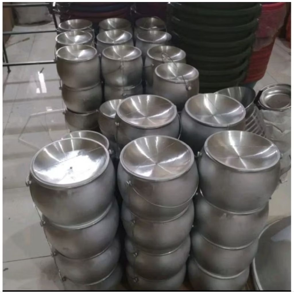 kastrol nasi liwet 1,5 liter alumunium tebal / Periuk nasi liwet no 7