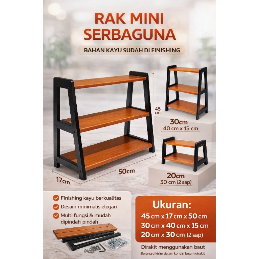 RAK MINI SERBAGUNA, RAK BUMBU