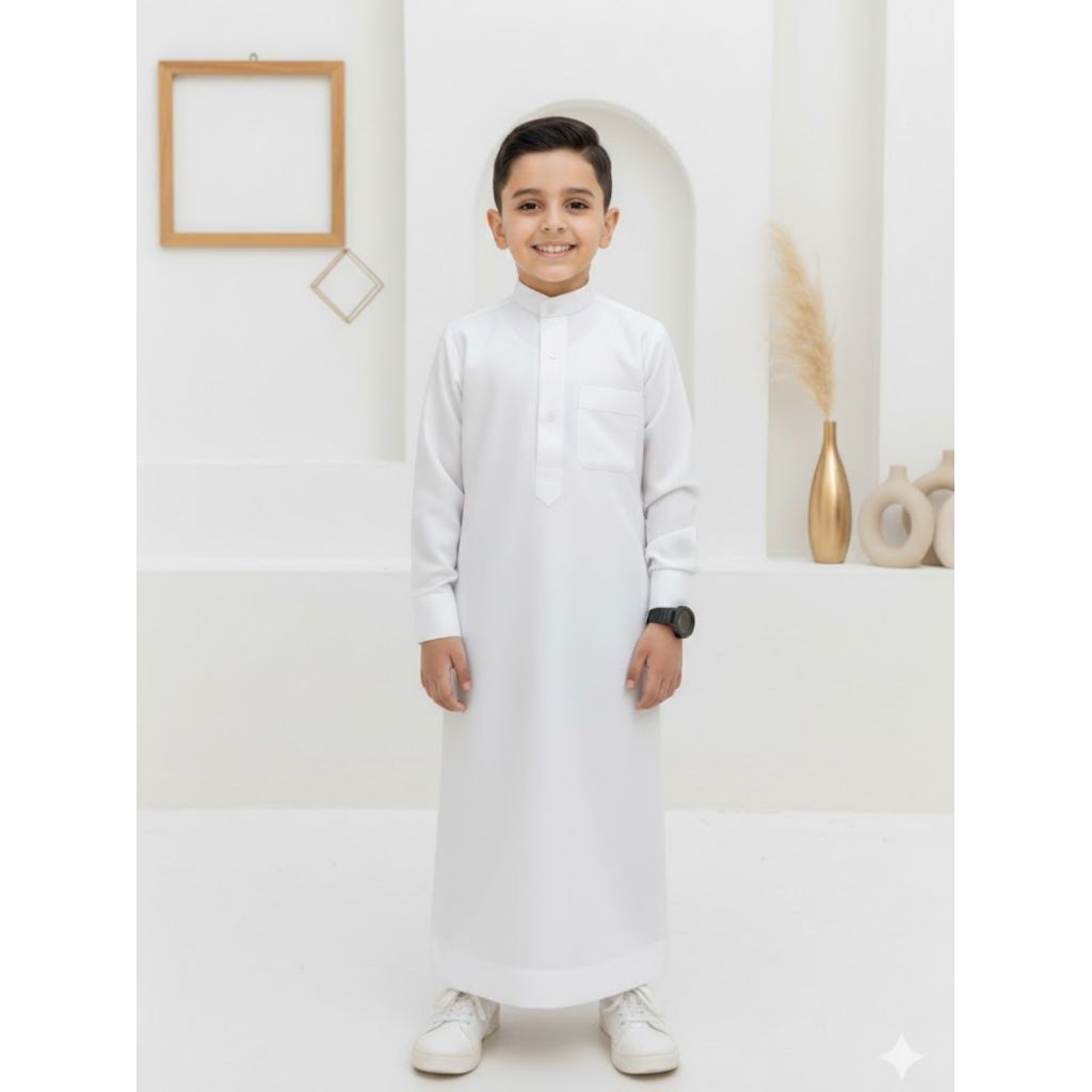 jubah gamis  anak laki laki kekinian   katun toyobo