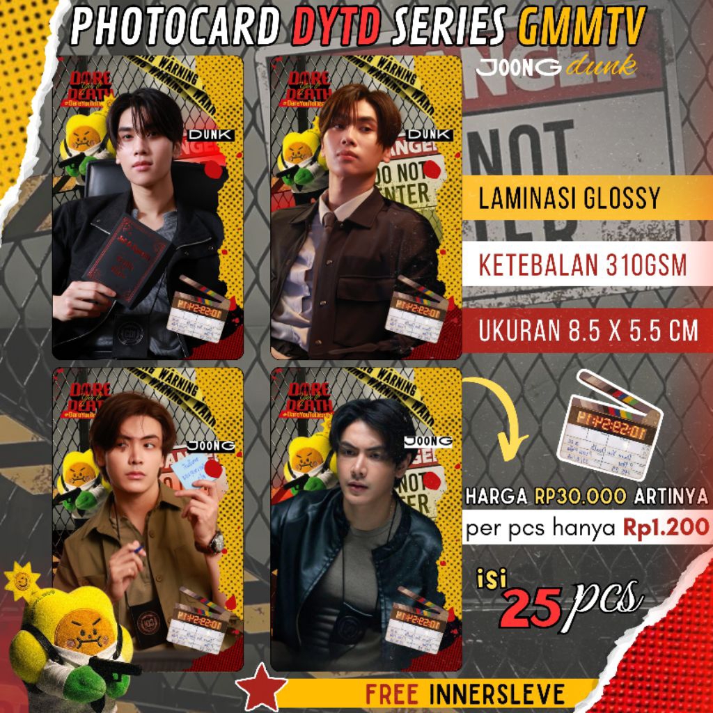 PHOTOCARD JOONGDUNK | DARE YOU TO DEATH SERIES