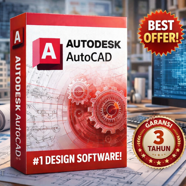 Autocad Auto CAD Lisensi Resmi 100% Bergaransi Windows dan Mac | Revit 3Ds Max Maya Fusion 360 Inven