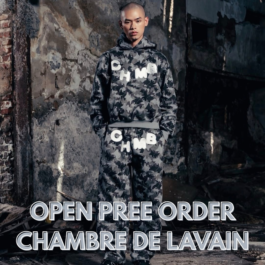 Chambre De Lavain Boxy Hoodie 100% Original Free Paperbag / Chambre Bedstar Black / Chambre Bedstar 