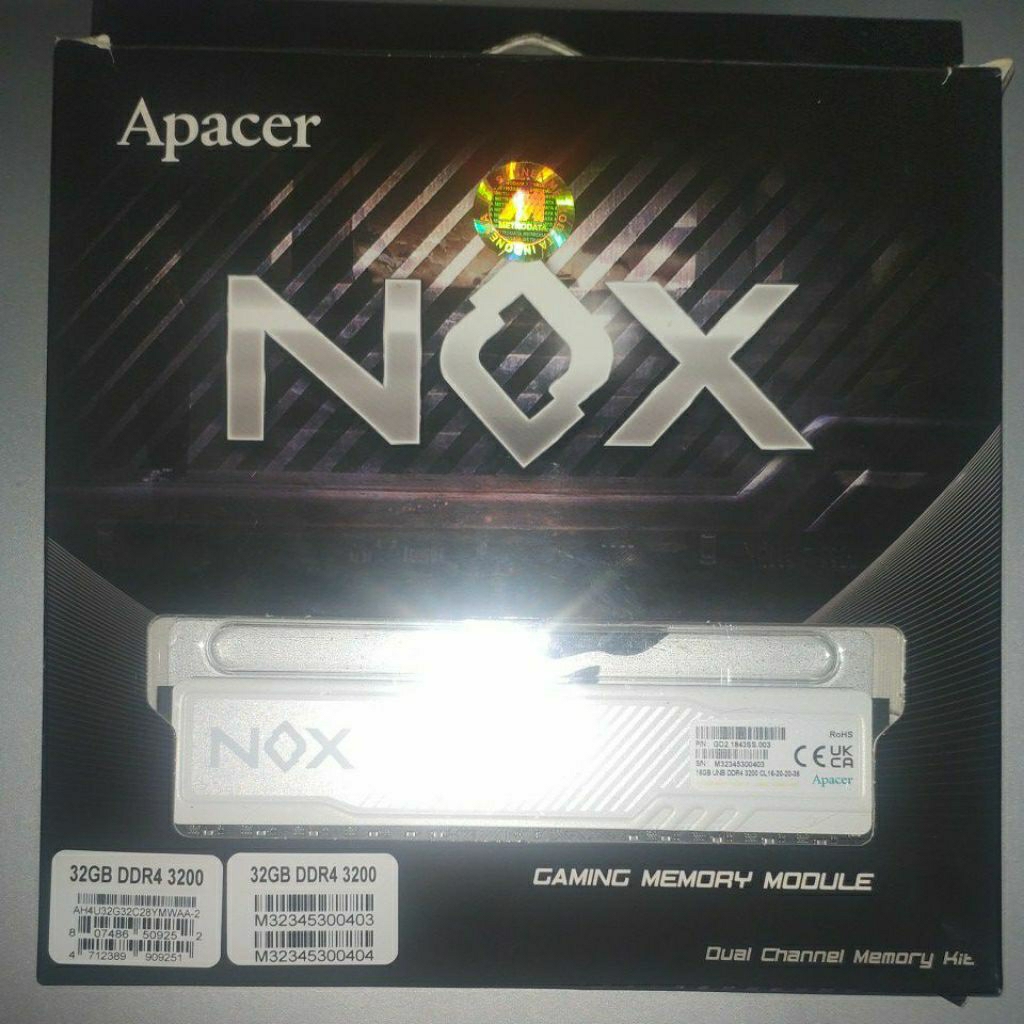Apacer Nox Ddr4 32gb