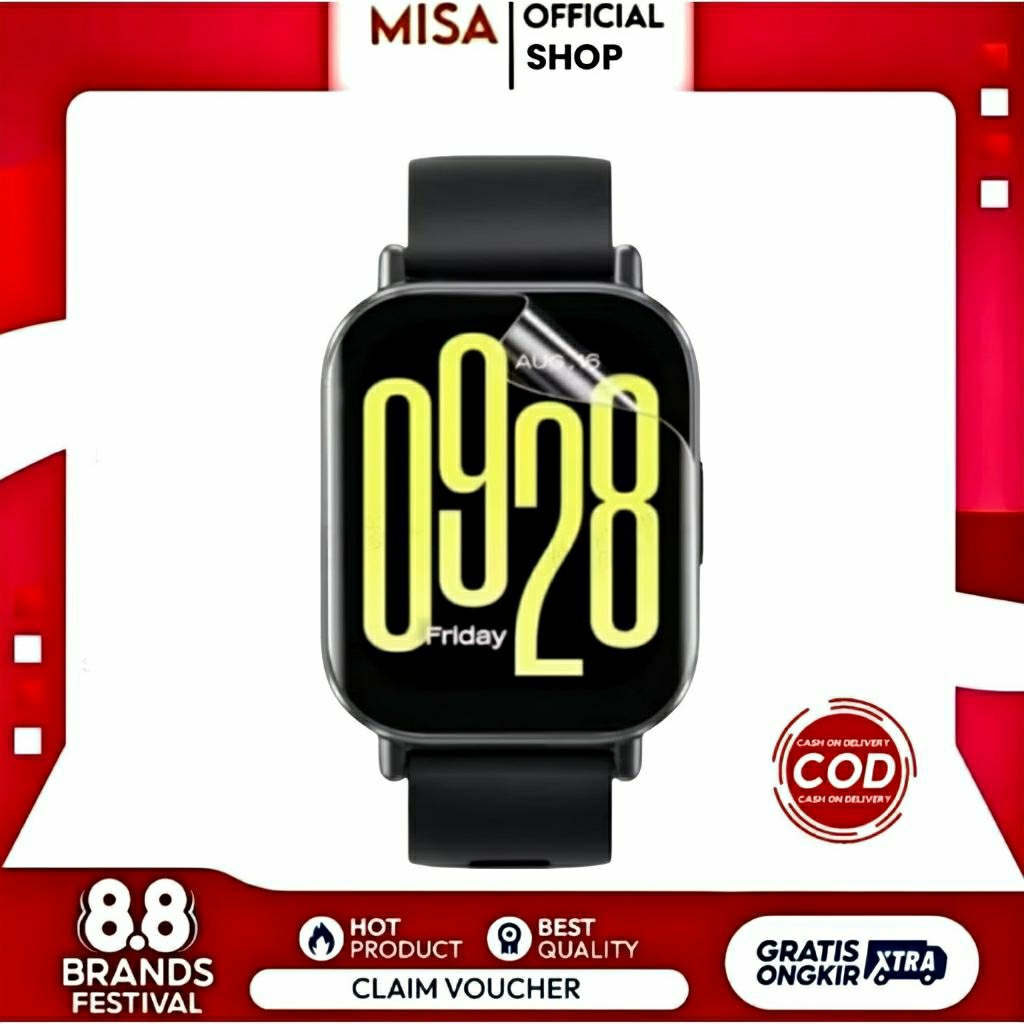 Xiaomi Redmi Watch 5 | 5 Active | 5 Lite Anti Gores Hydrogel Not Tempered Glass Full Screen 2.0 | 1.