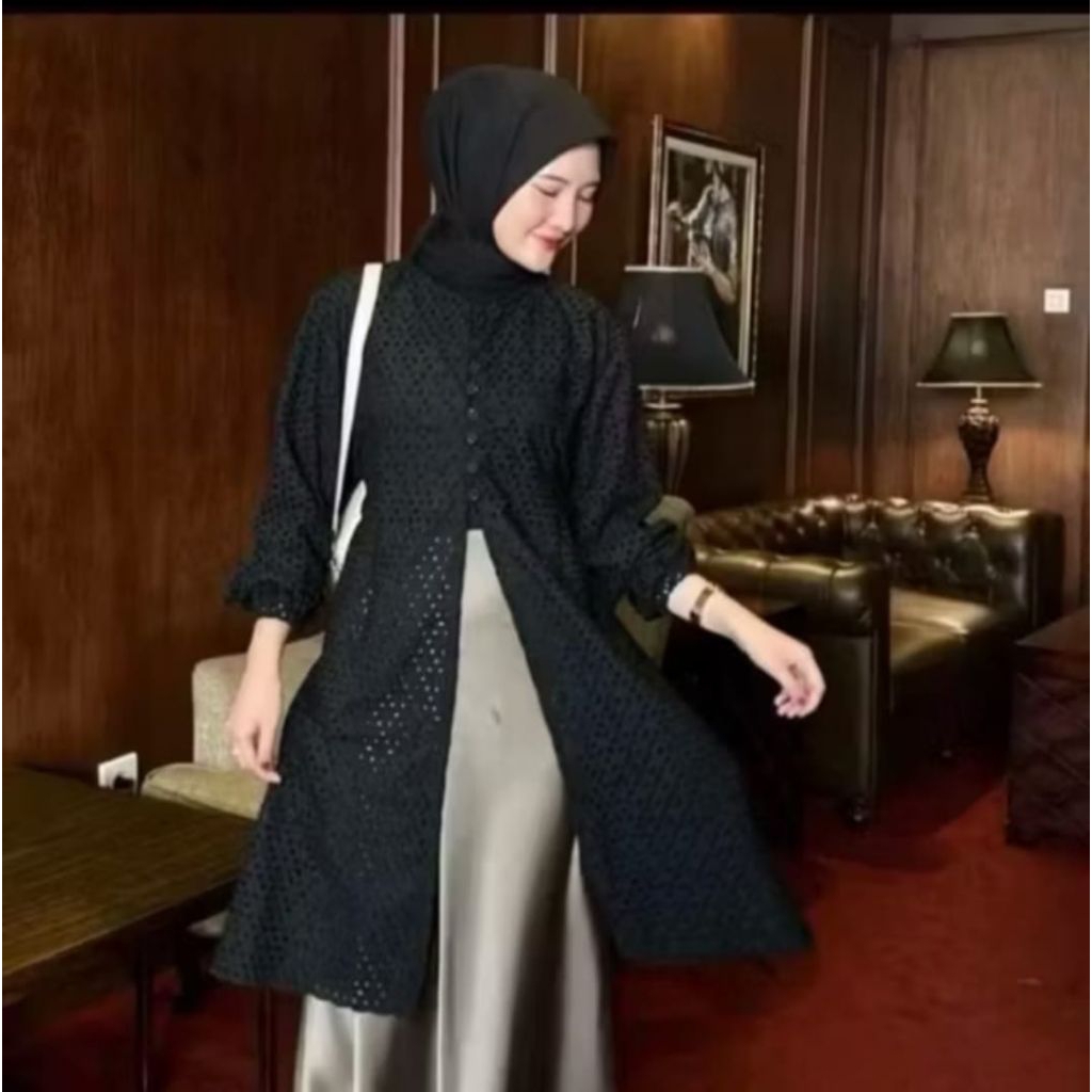 tunik katbol tunik katun bordir bolong tunik katbol premium