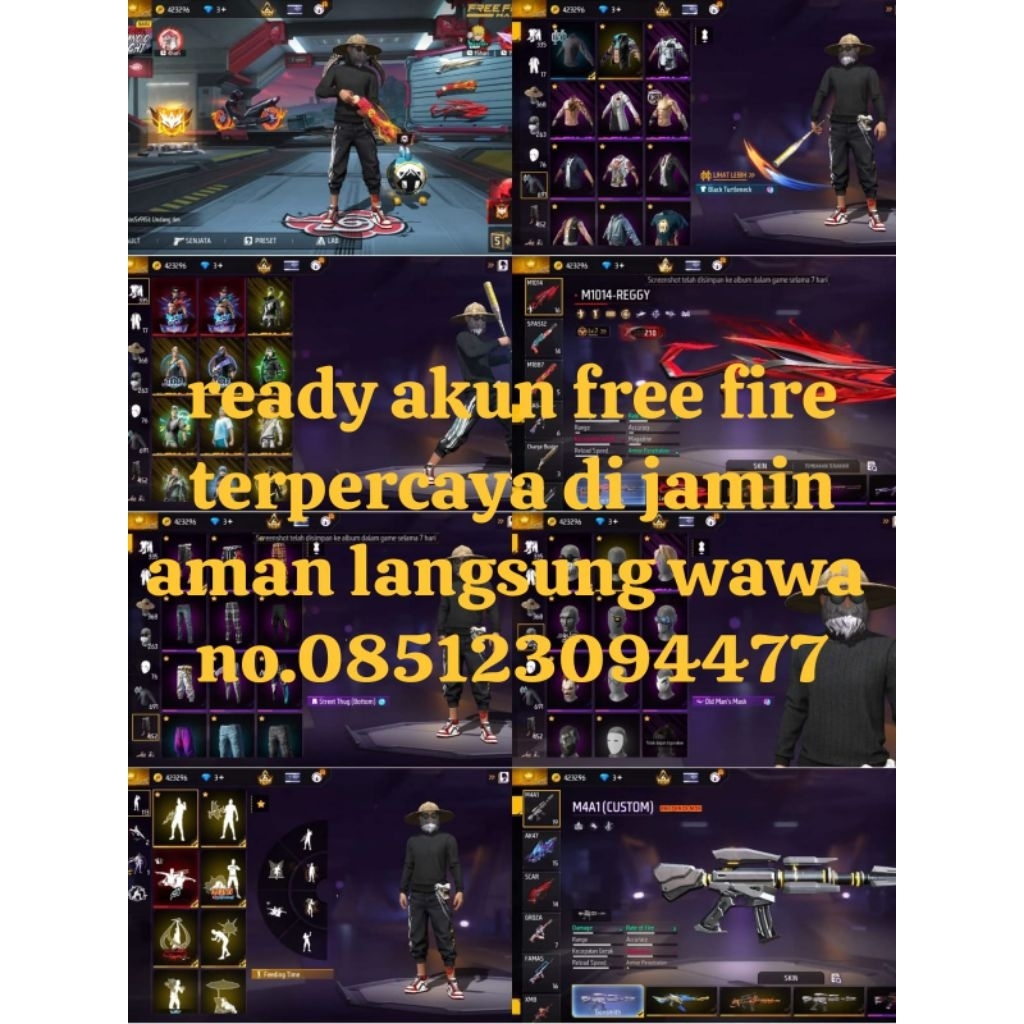 ready akun free fire
