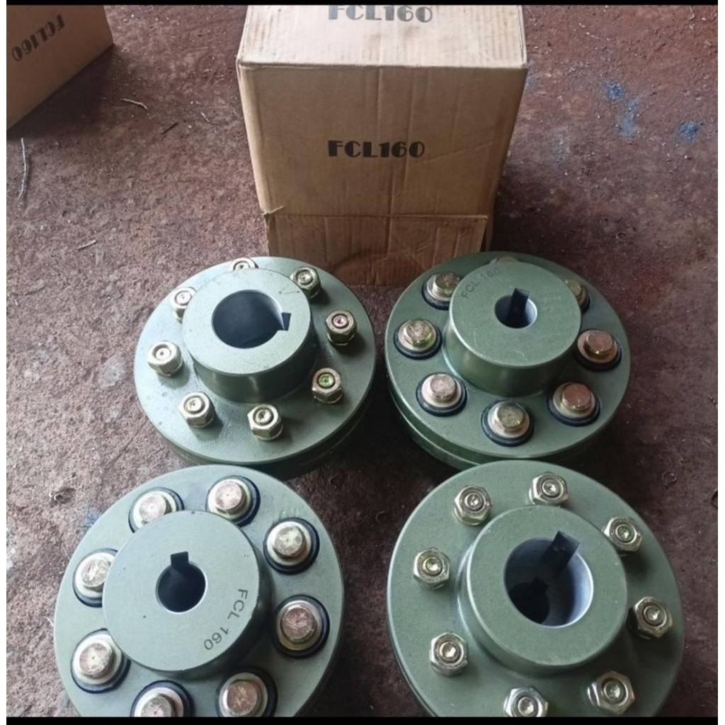 FCL 224 sudah bubut as motor 42mm/ as pompa 65mm FCL  224MM As 224 /65mm