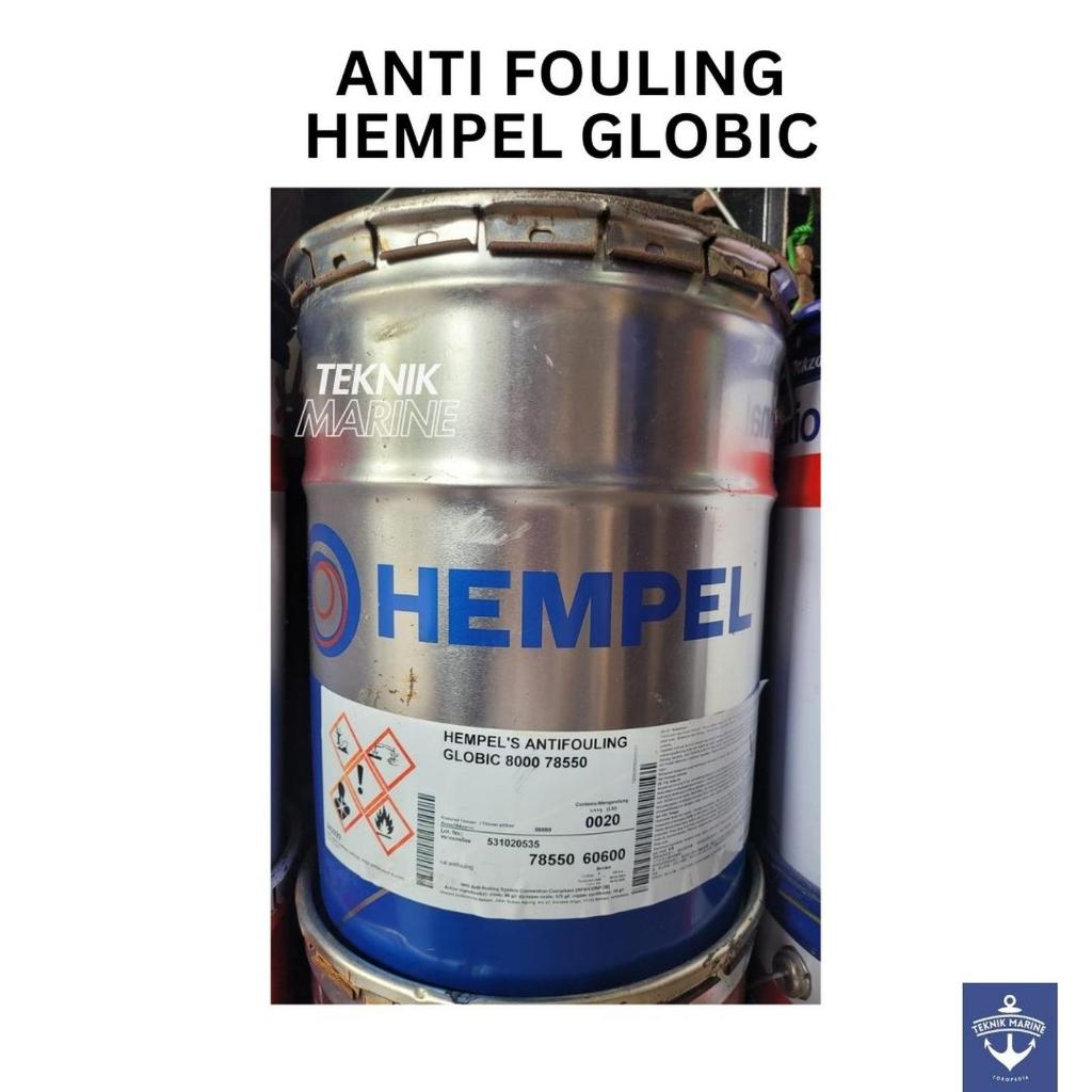 cat anti fouling hempel 20Ltr / cat anti kapang merk Hempel original 1 pail 20 Liter