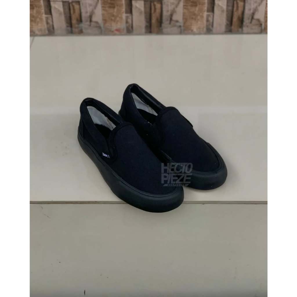 Sepatu Bavito - Comrade All Black | Sepatu Sneaker/ Slip On