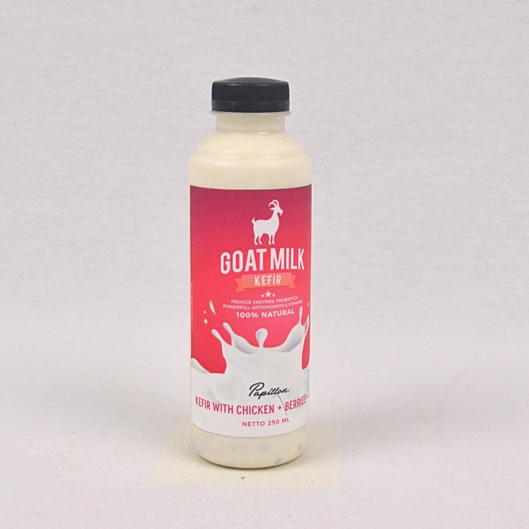 Papillon Raw Goat Milk Kefir 250ml / Susu Kambing Mentah Khusus Anjing