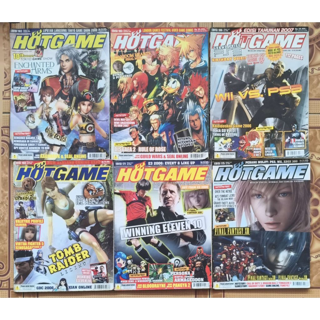 Majalah Hot Game Edisi Tahun 2006