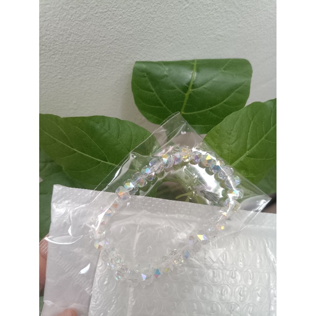 GELANG SWAROVSKI ASLI WARNA AURORA