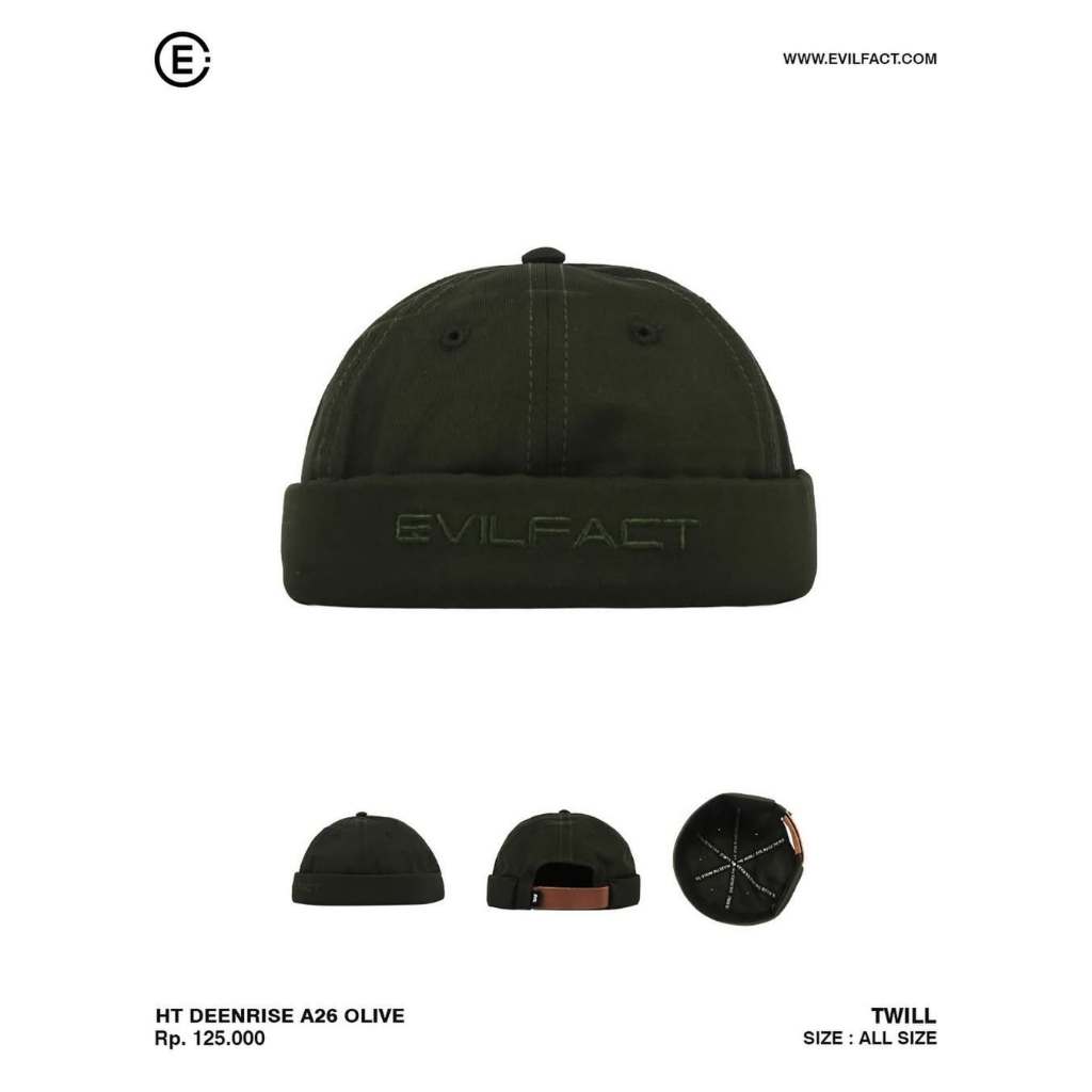 EVIL ARMY HAT - HT DEENRISE A26 OLIVE