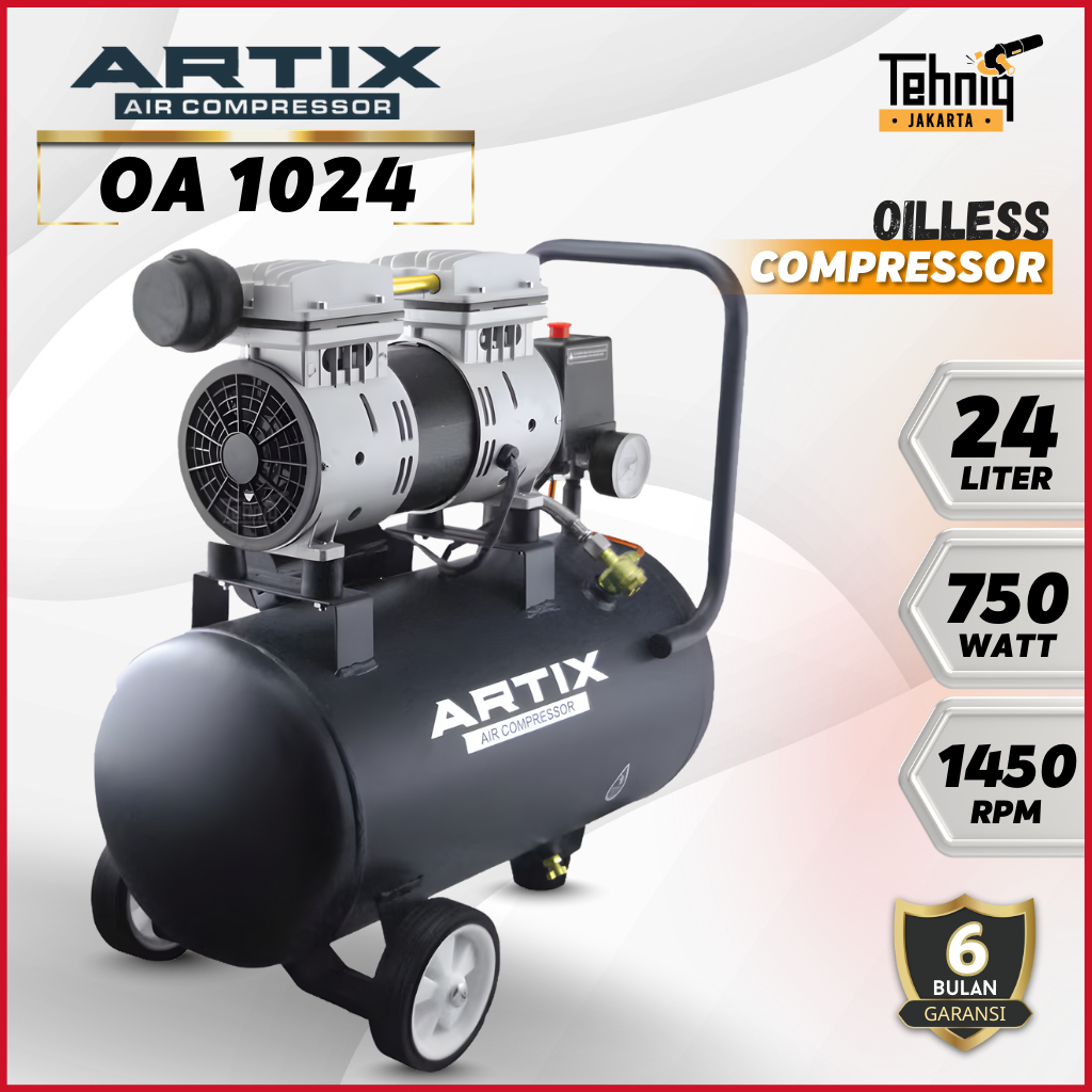 Artix Oa 1024 Oa1024 1 Hp Oilless Mesin Kompresor Angin