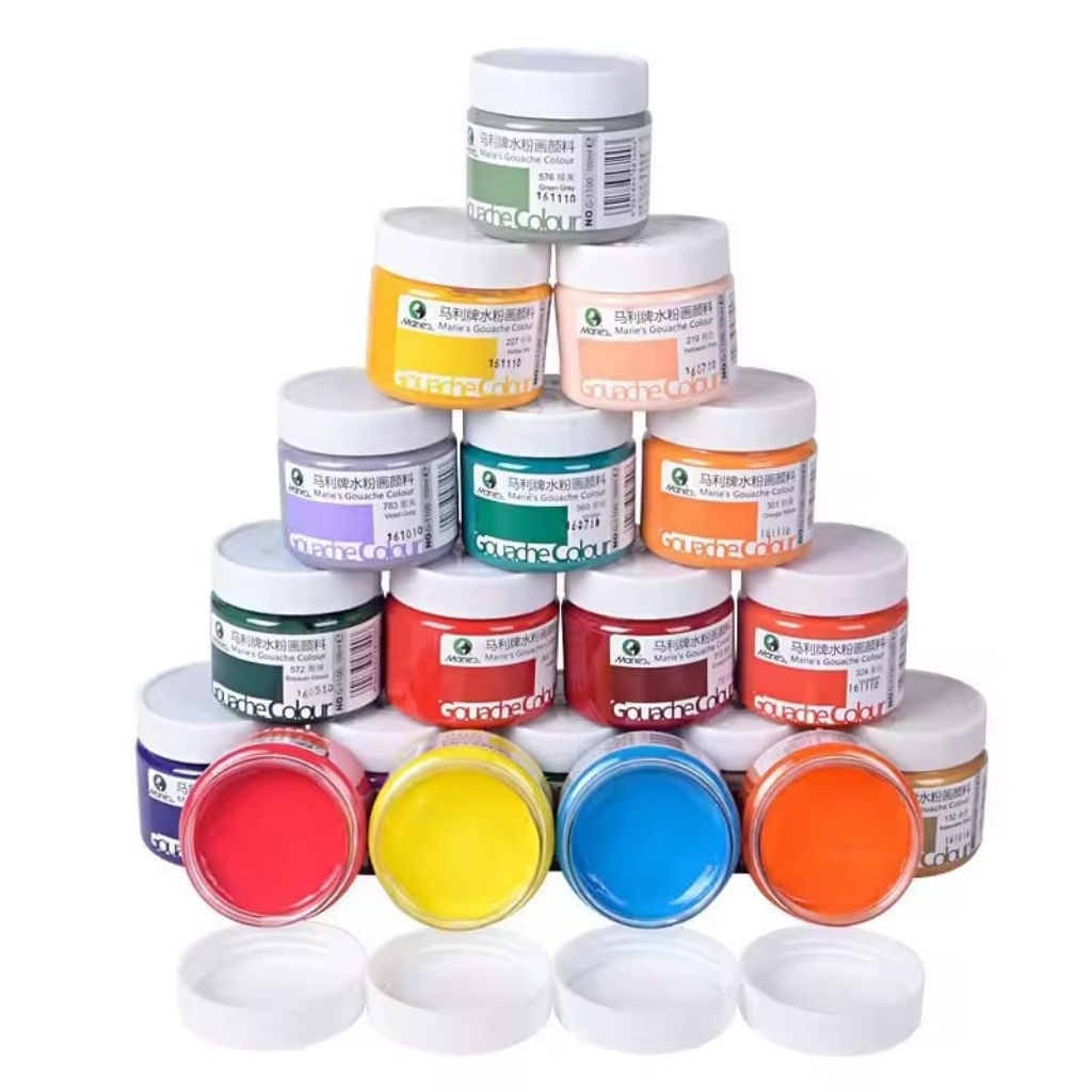 100ml Cat Kain Cat Akrilik Fabric Color Paint Acrylic Maries 100ml