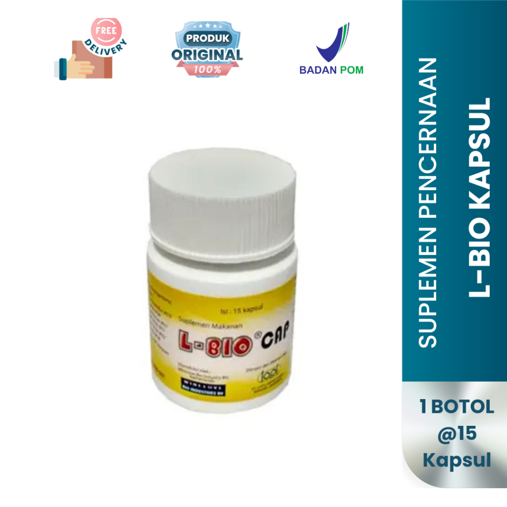 L-Bio Cap 15 Kapsul Probiotik Anak