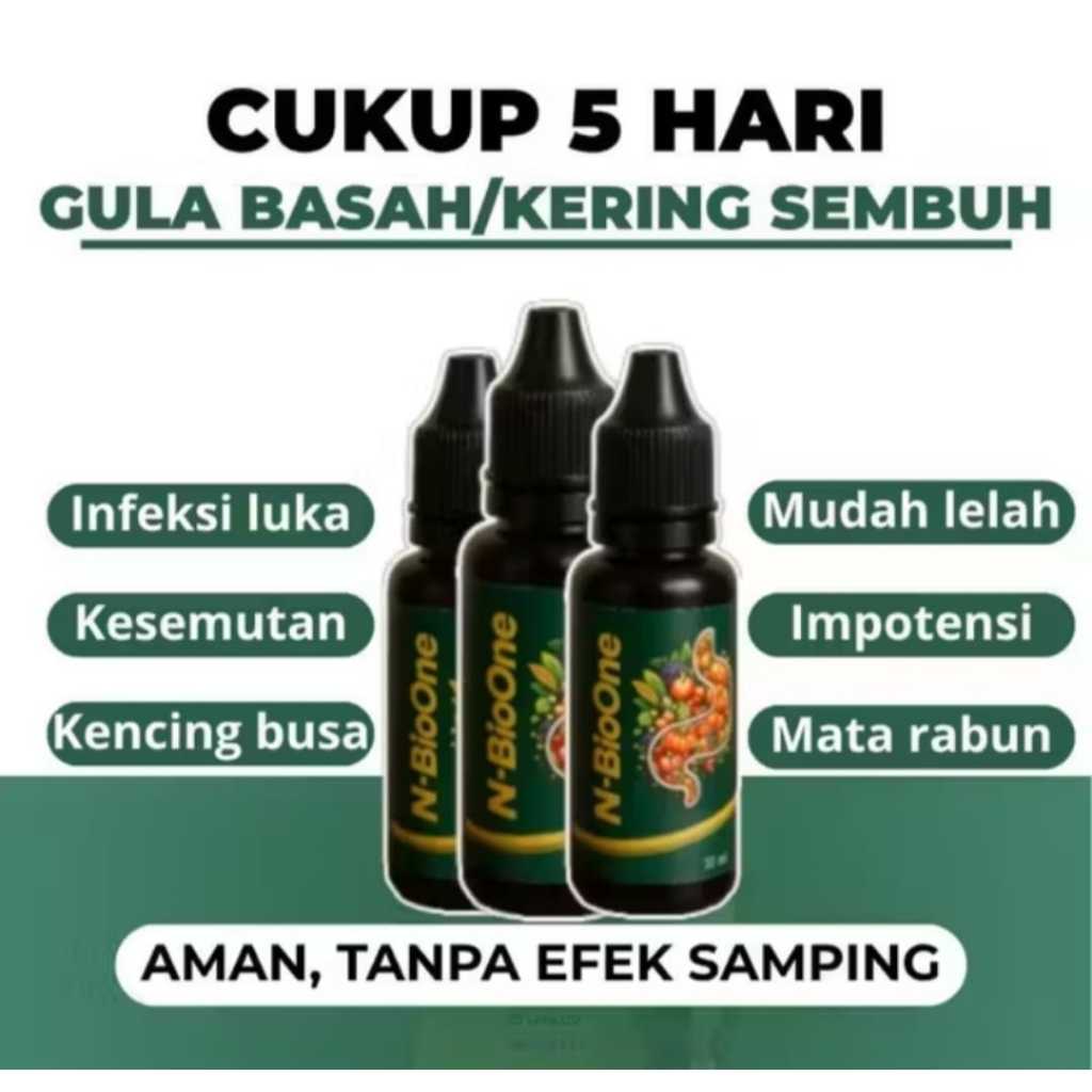 N-Bio One Probiotik FORMULA 7 Buah Sayur Sehat Solusi Diabetes dan berbagai macam penyakit kulit dan