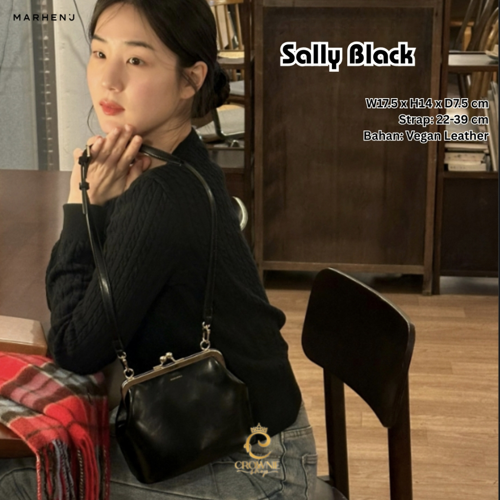 Tas wanita korea Marhen J bucket ccrossbody leather SALLY BAG