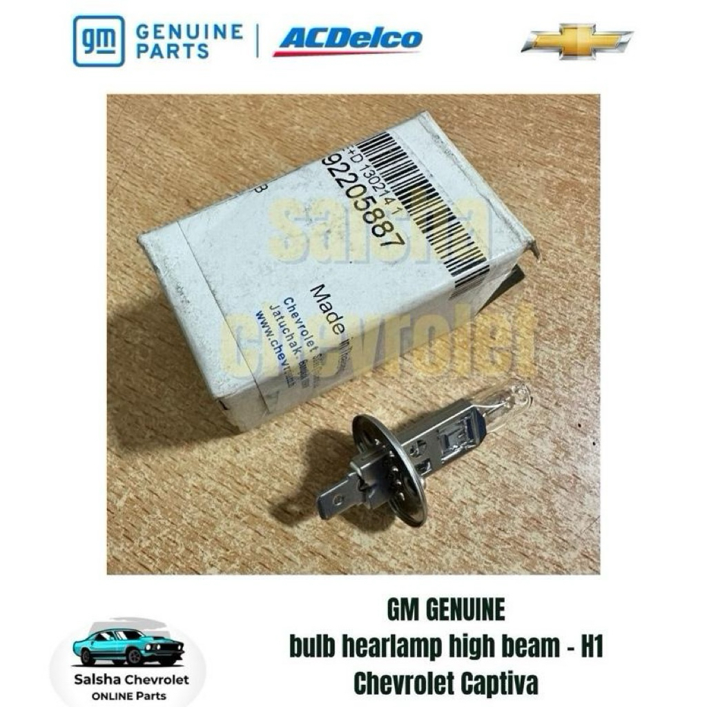 bohlamp headlamp type H1 high beam chevrolet captiva asli GM 92205887