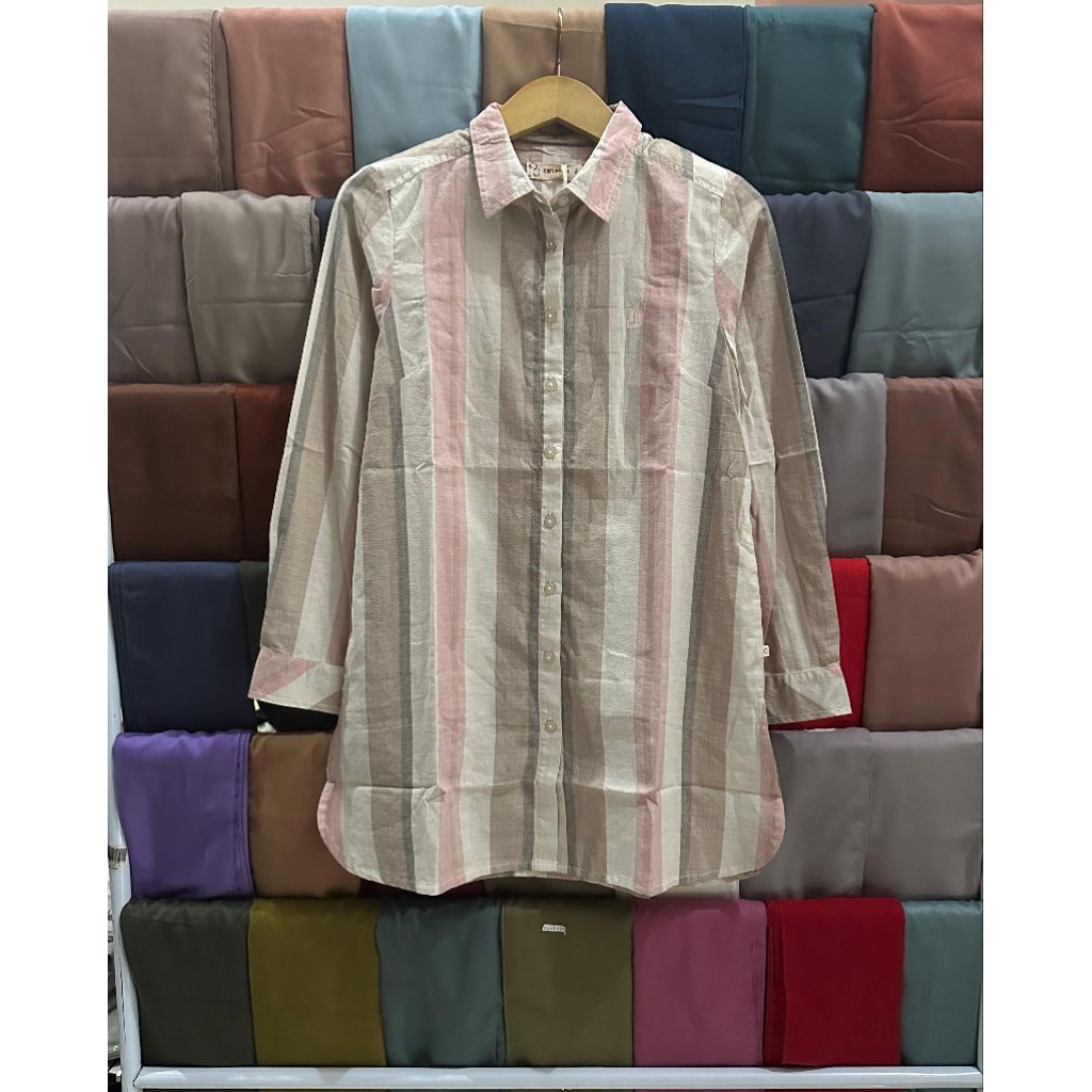 Milly Off White Shirt - CORNICHE, Pakaian Wanita