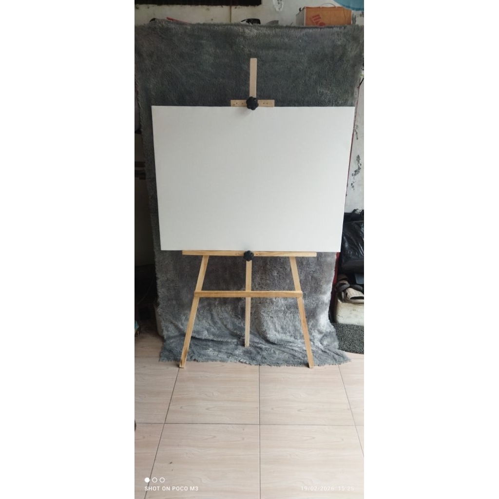 kanvas lukis marsoto  60 x 80 cm bahan kain marsoto lebih tebal dan bertekstur siap pakai