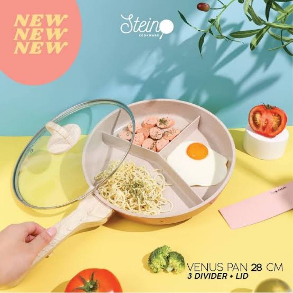 Stein Cookware Venus Pan 3 Divider Granite Greblon Germany