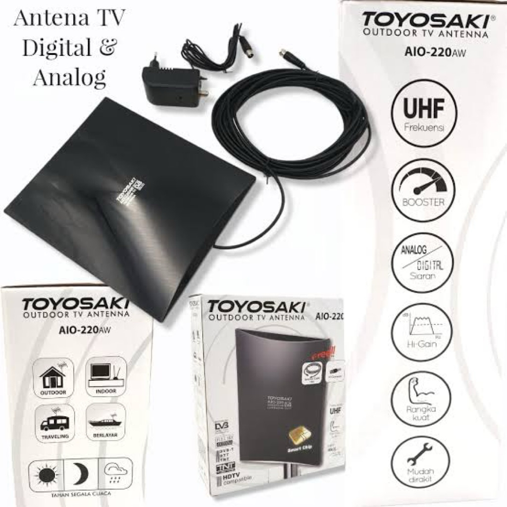 ANTENA TV OUTDOOR ANTENA TOYOSAKI AIO 220