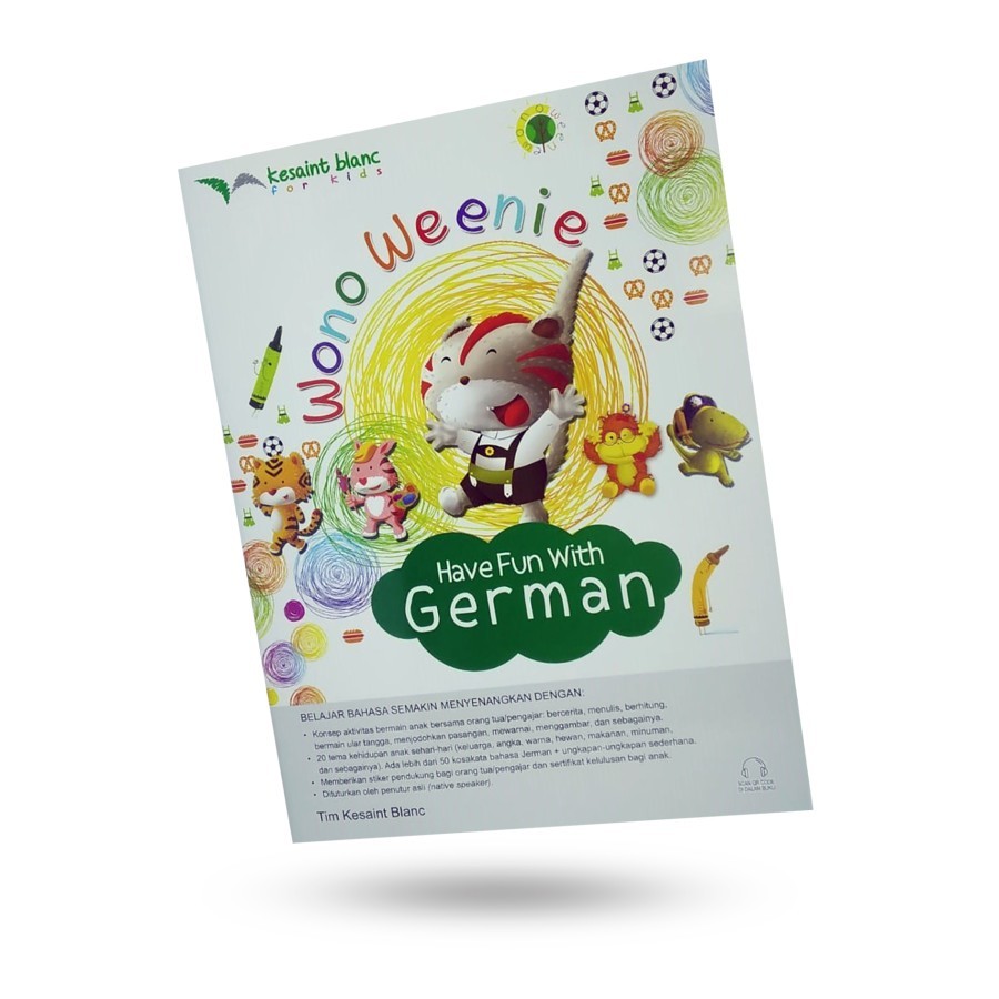 Buku Belajar Bahasa Untuk Anak: Bahasa Jerman - Wono Winnie Have Fun with German + CD Audio