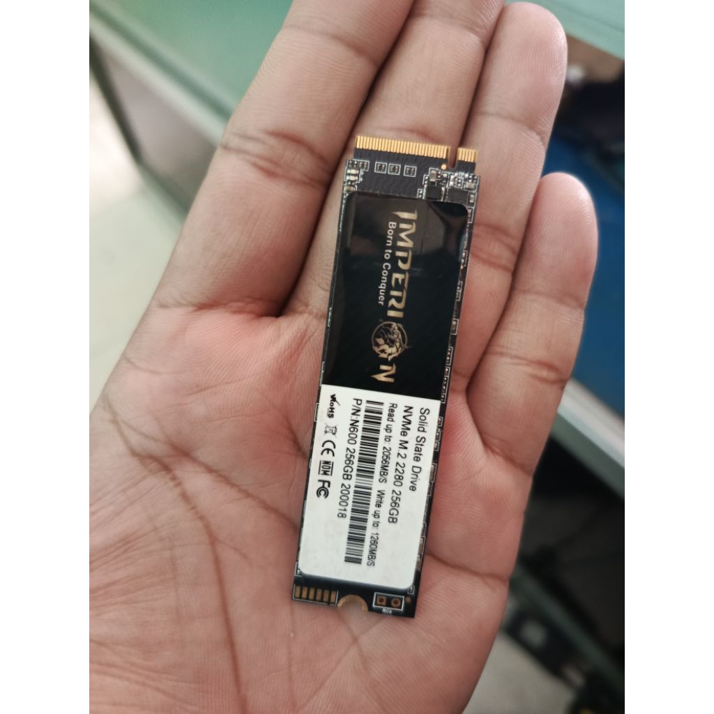 nvme m2 imperion 256gb bekas