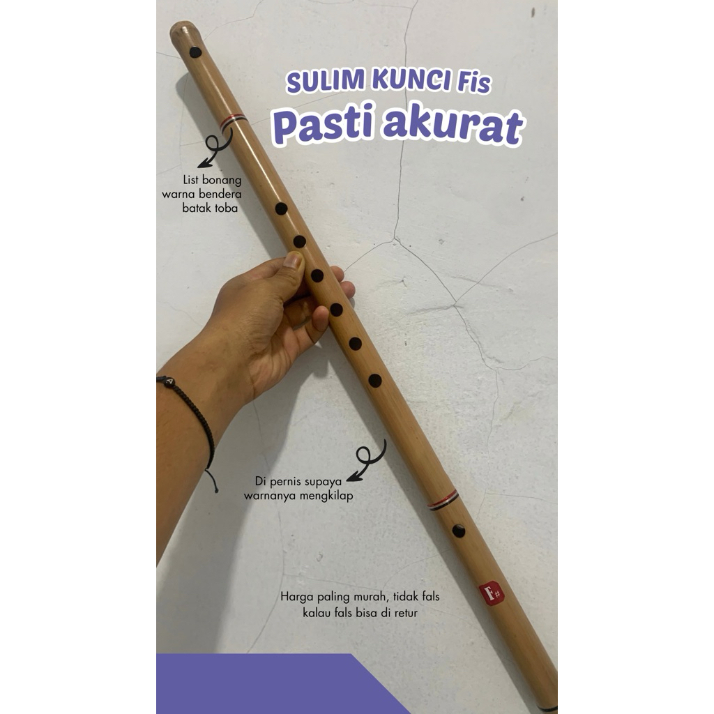 SERULING BATAK KUNCI Fis POLOS