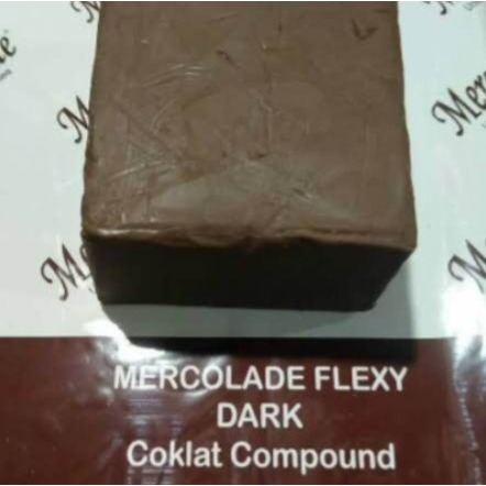 Coklat Blok Mercolade  Chocolate Compound - Cokelat Batangan Mercolade Flexy REP 1kg