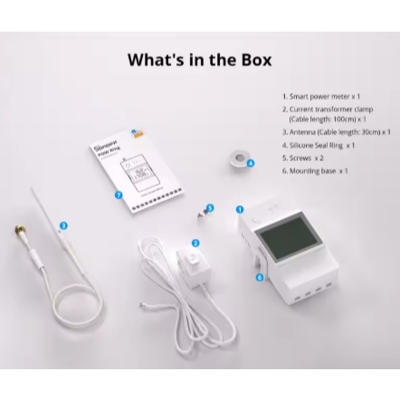 SONOFF POWCT 100A WiFi POW Ring Smart Power Meter Split CT Sensor ESP32 Chip Energy Monitor EWeLink 