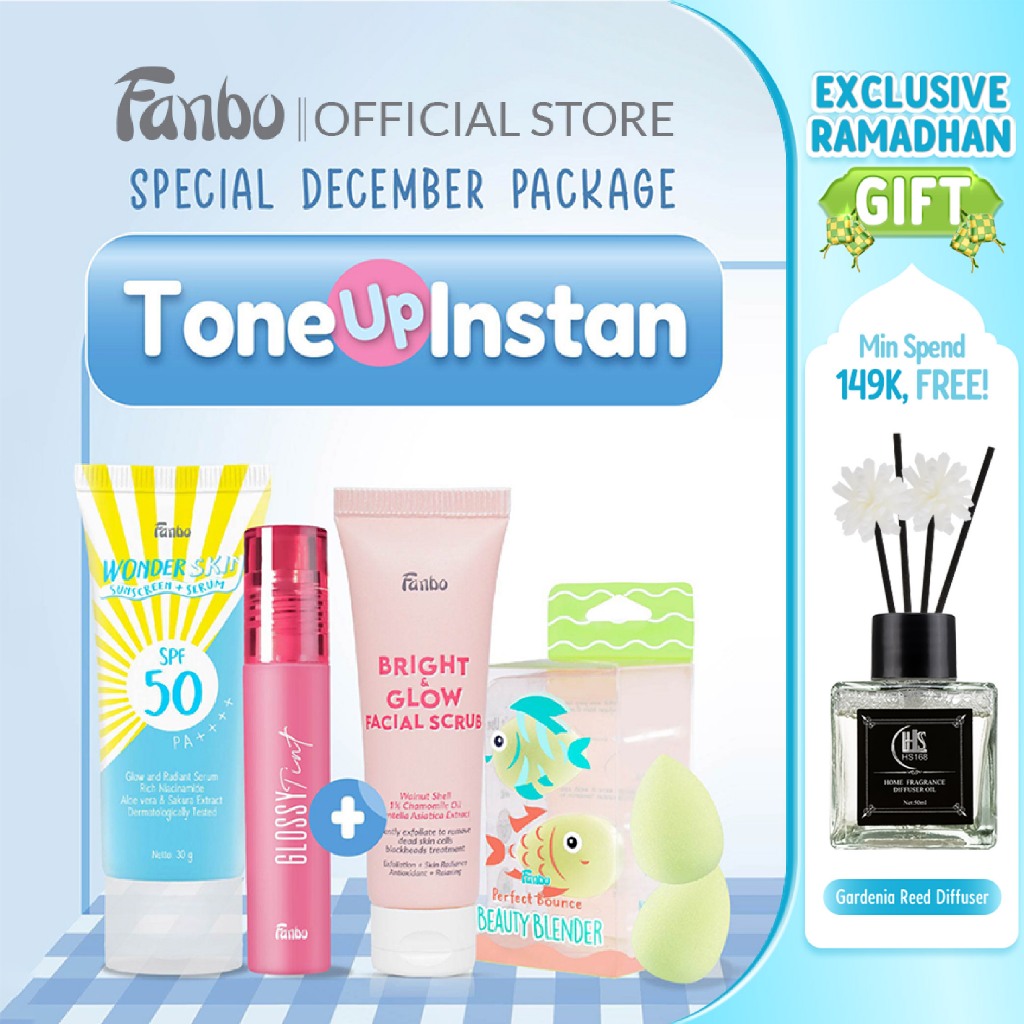 (LIMITED PROMO (94K GET 4) Glow Up Package Wonder Skin Sunscreen SPF 50 PA++++ (DP1) - Bright Glow F